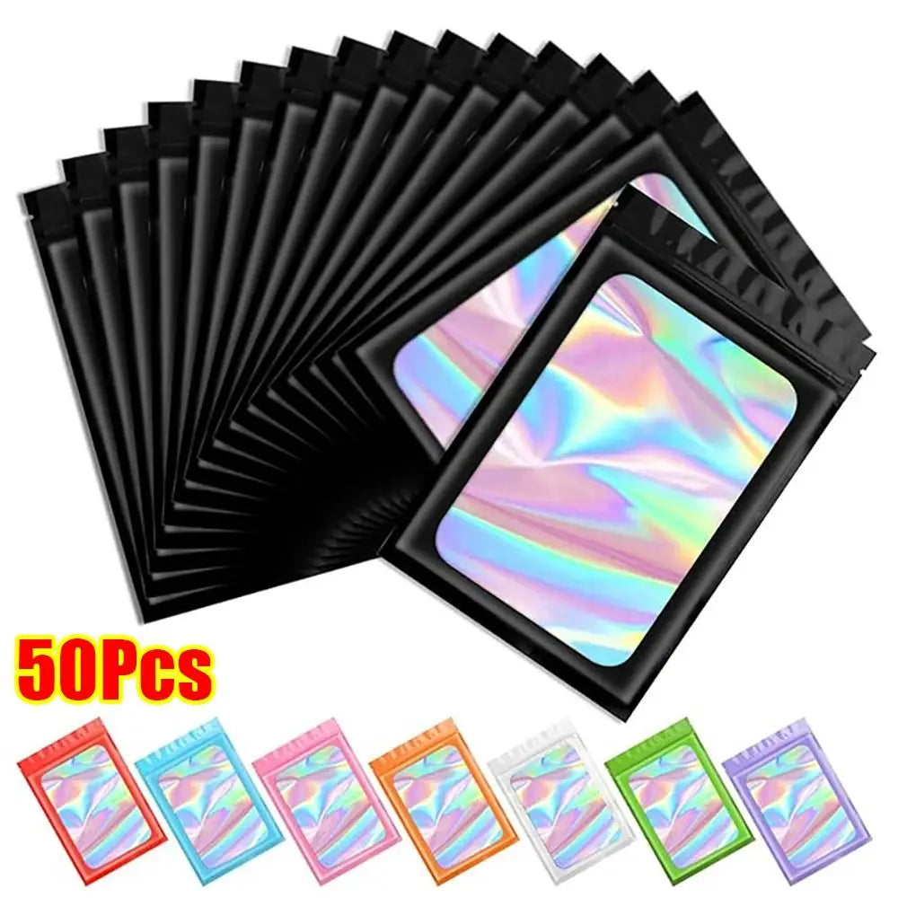 Holographic Black Bags (50 ct)