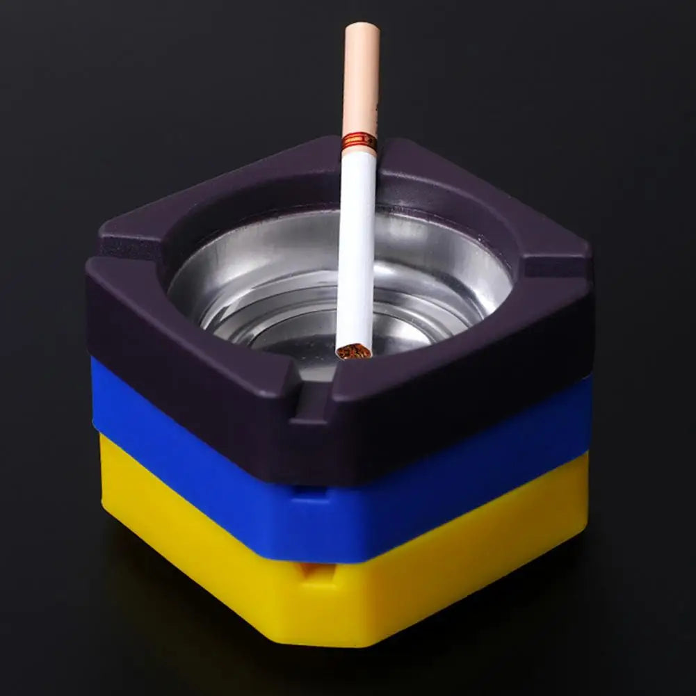 Stainless Steel Square Ashtray