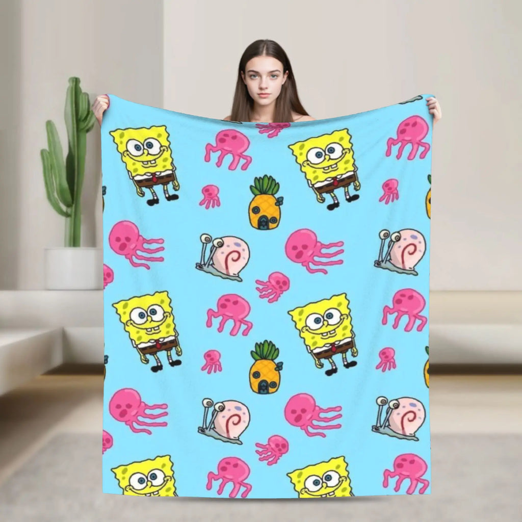 Small SpongeBob Throw Blanket