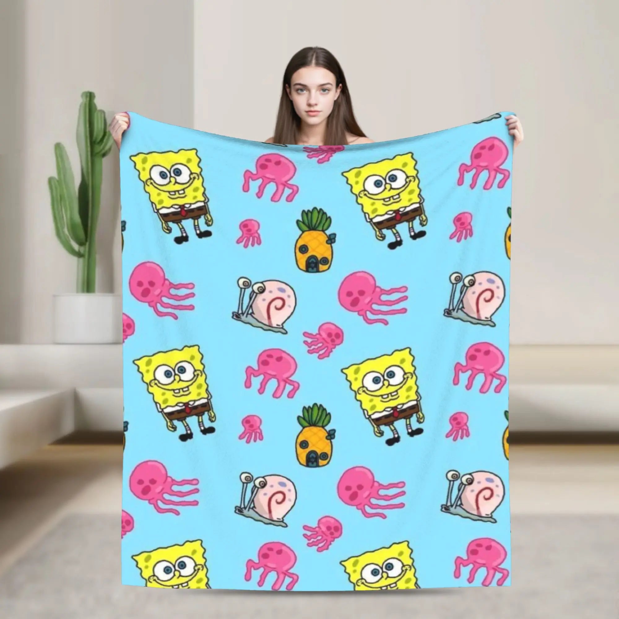 Small SpongeBob Throw Blanket