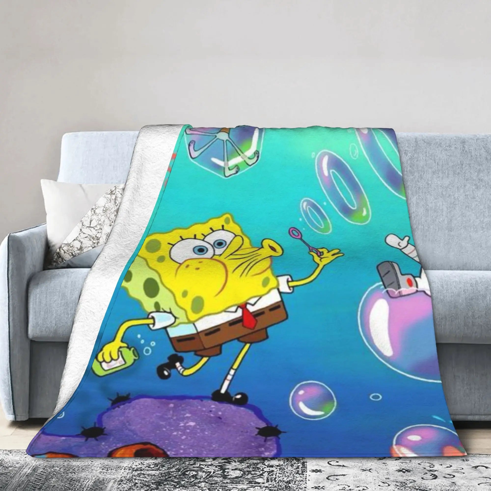 Small SpongeBob Throw Blanket