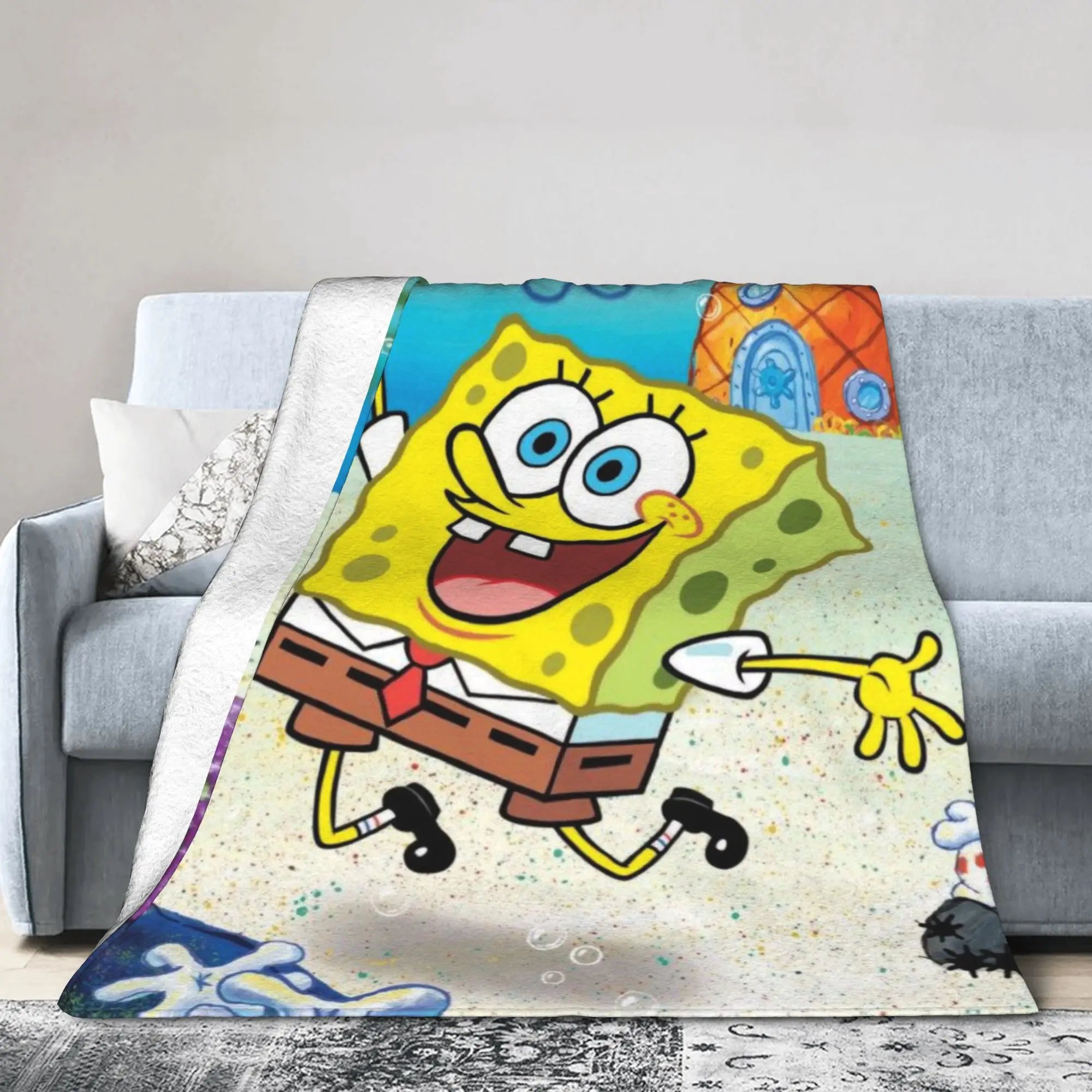 Small SpongeBob Throw Blanket