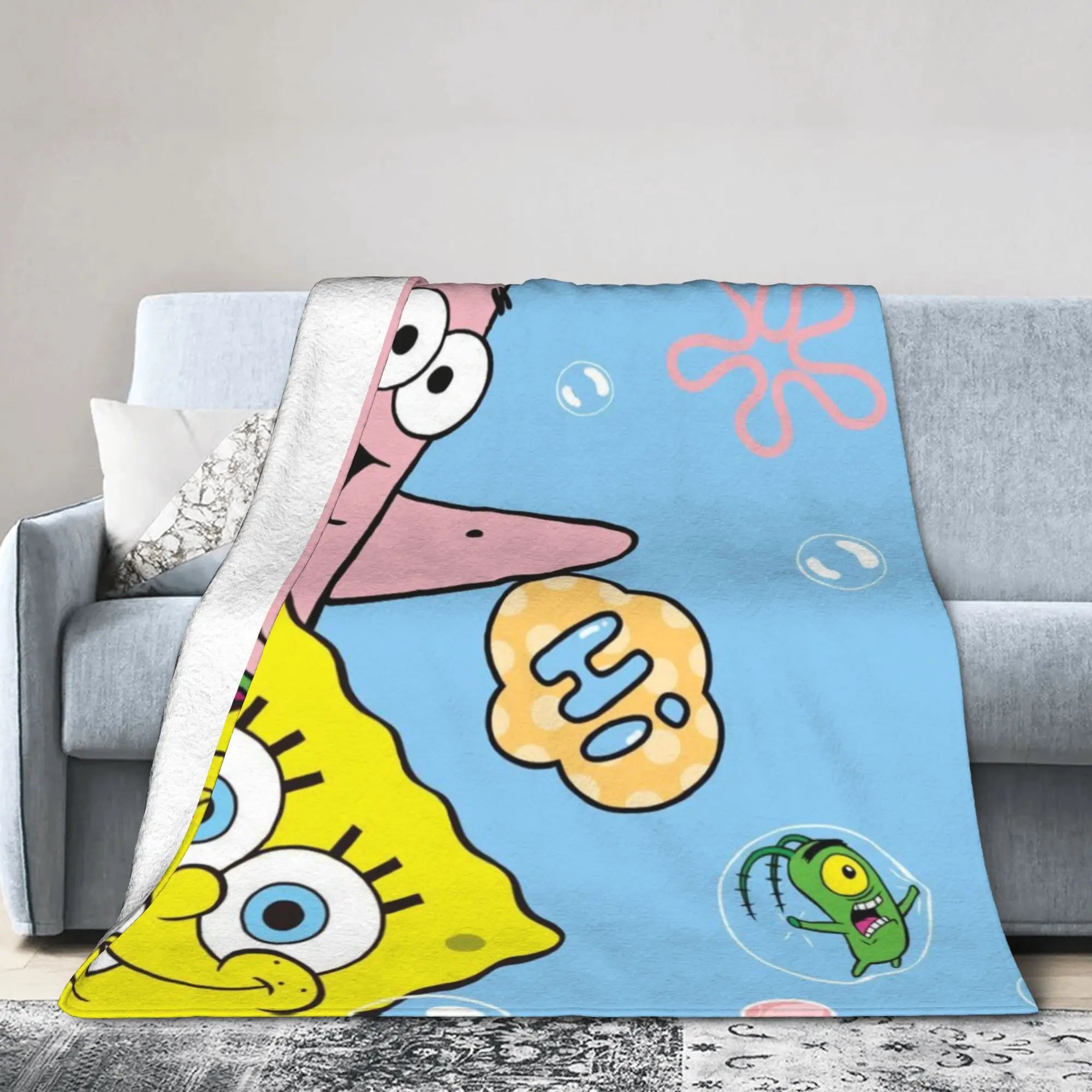 Small SpongeBob Throw Blanket