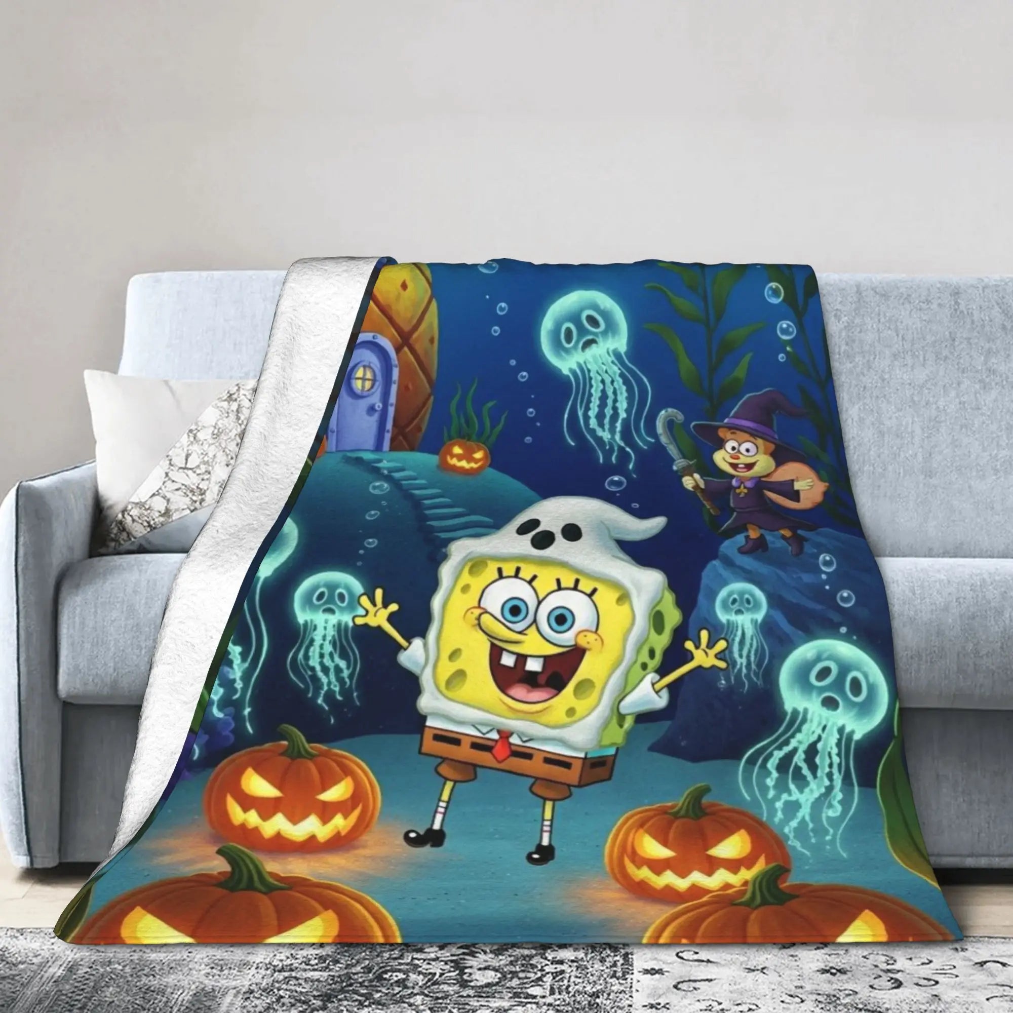 Small SpongeBob Throw Blanket