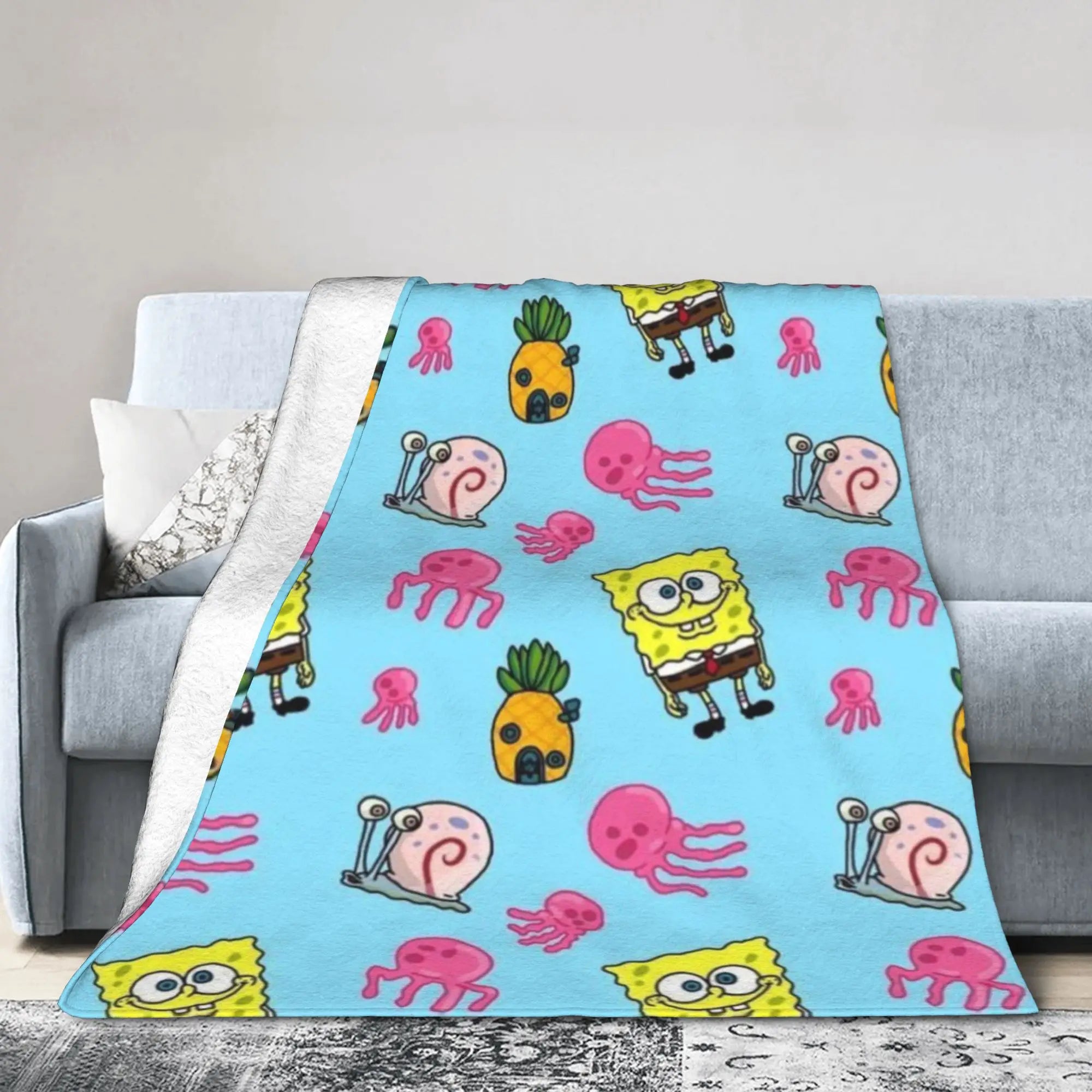 Small SpongeBob Throw Blanket